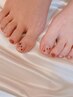 リピーター様【パラジェル使用&パラスパ保湿】フット定額Bコース/¥8,800/90分