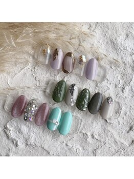 エムズネイル 本店/5月 Cサンプル ¥9600