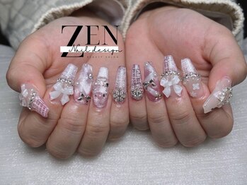 ゼン ネイル デザイン 池袋(ZEN NAIL DESIGN)/ * 長 さだしやり放題×つけ放題