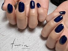 ツインネイル 名古屋駅店(twin.nail)/濃い色ワンカラー