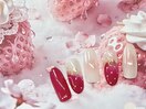 フリーアート♪いちごネイル