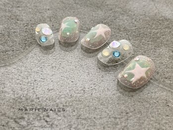 マリーネイルズ 表参道店(MARIE NAILS)/定額¥7700 星 0522c