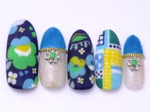 ネイリックス 栄ガスビル(NAILX)/タッキー☆柄ネイル☆