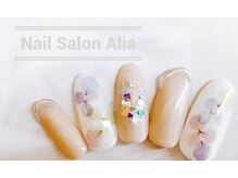アリア POINT店(Alia)/紫陽花風ネイル