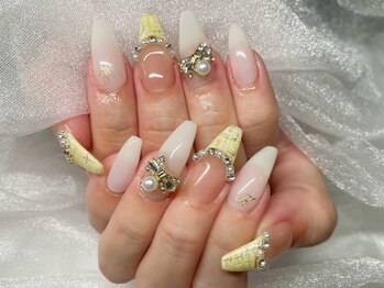 ツイードネイル 推しネイル