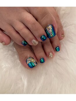 トータルサロン 白べぇーっ プラス/☆Xmasフットネイル☆