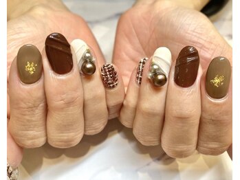 ネイルクイックオアシス ペリエ千葉店/ハンドジェルコース+アート