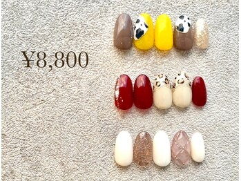 フラワーネイル 古河店(Fleur nail)/11月・12月定額デザイン¥8,800