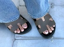 フリープ ネイル バイ ヴァラ(freep nail by VALLA)/フットネイル/手描き/チェリー