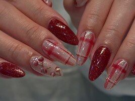 チェックネイル