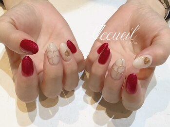 アクイユ 銀座店(ACCUEIL)/和柄ネイル