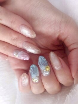 ネイルサロン ル ベルソーの写真/【大人気デザインアートコース】ハイセンスのこだわりデザイン☆周りと差がつく洗練された指先に！