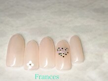 フランセス(Frances)/お花×ハート 春ネイル