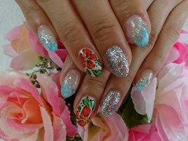 リゾート☆夏ネイル