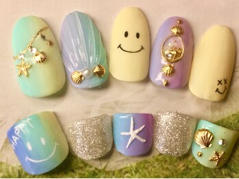 ジュアール(JuAR)/夏ネイル