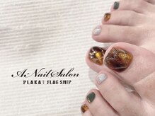エーネイルサロン プラーカ本店(A-Nail Salon)/べっ甲×ハートネイル
