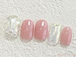 夏貝殻オーロラぷっくり￥8050
