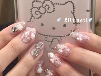 リリネイル 吉祥寺(Lili.nail)/ゴテゴテ　y2k ギャル　スカルプ