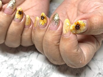 アズネイル 大宮(AZU NAIL)/フラワーネイル