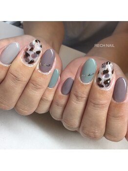 レッシュネイル サロンアンドスクール(RECH NAIL salon&school)/ホワイトべっ甲