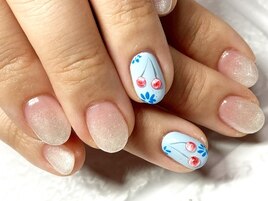 さくらんぼネイル