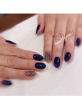 ハーティーネイル hearty nail 溝の口店/シースルーネイル