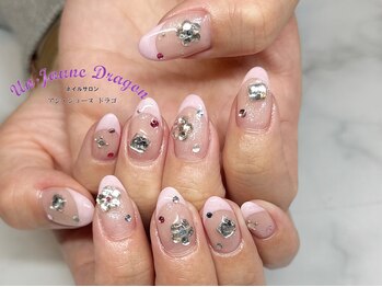 アン ジョーヌドラゴ/【自爪ネイル】ピンクフレンチ