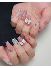 サムズアップネイル(thumbs up nail)/ハンド自由デザイン