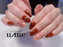 ユーミー(u/me)/ボルドーツイード