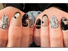 ネイルサロン アール(Nailsalon R)/ツイードBLACK