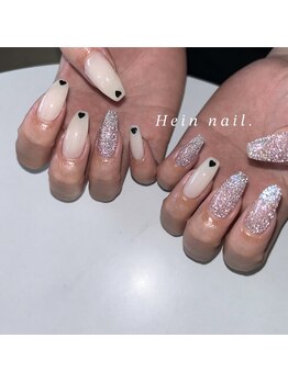 ヘインネイル(Hein nail)/ハートホロ×フラッシュ