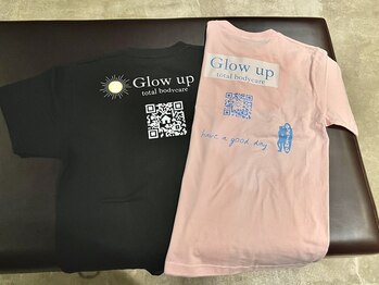 グローアップ(Glow up)/ボディケアスタッフTシャツ