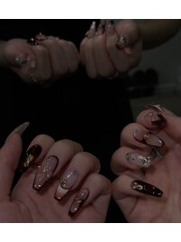 :*+.秋ネイル:*+.