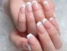 カラーフレンチOK☆王道人気♪フレンチネイル ¥7700円