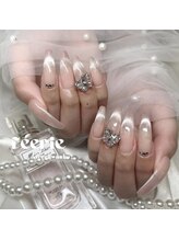 feerie nail-フェリネイル堀江-フィルイン/持ち込み/長さだし/ワンホン/ベージュマグネット