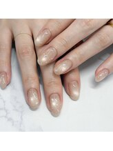 ネイルマムジジ(nailmum jiji)/バブルネイル　ベージュクリア