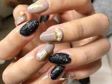 アドネイル(aD nail)/黒レース