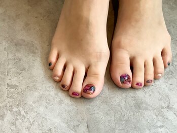 イデアル(ideal)/ジェルフット4本デザインアート