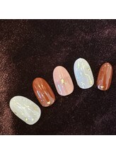 レイネイル レイアイ レイエステティック 扶桑店/シンプル色変えネイル