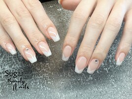 変化フレンチネイル