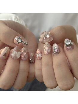 埋め尽くしネイル