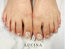 ネイルスタジオ ルキナ(LUCINA)/T-121 持ち込みフットネイル
