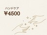 月イチで贅沢時間を♪ハンドケアコース(ネイルオイルプレゼント)