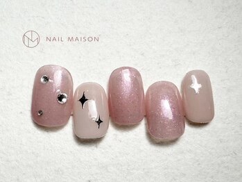 ネイルメゾン 梅田(NAIL MAISON)/キラキラピンク