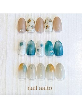ネイル アアルト 本厚木駅前店の写真/《本厚木駅すぐ》大人女性が足繁く通う自爪を労わる高技術サロン＊季節感あるデザインで指先にもお洒落を◎