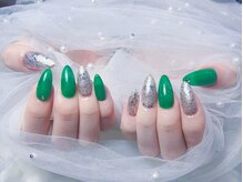 センシー ネイル スタジオ(Sensy Nail Studio)/煌めく新緑、指先に宿る夏