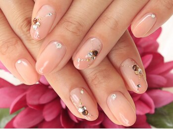 クリスタルネイル ボンベルタ橘店(CRYSTAL NAIL)/上品カラーグラデーション