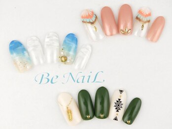 ビーネイル(Be NaiL)/８月のおすすめデザイン8500円