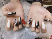 パンダネイル(Panda Nail)/水墨風【ネイル/川崎/神奈川】