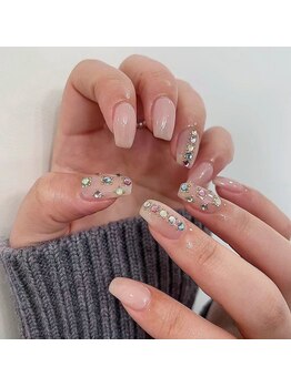 クイーンズビューティーサロン 新宿本店(Queen's beauty salon)/チップ長さだしやりつけ放題